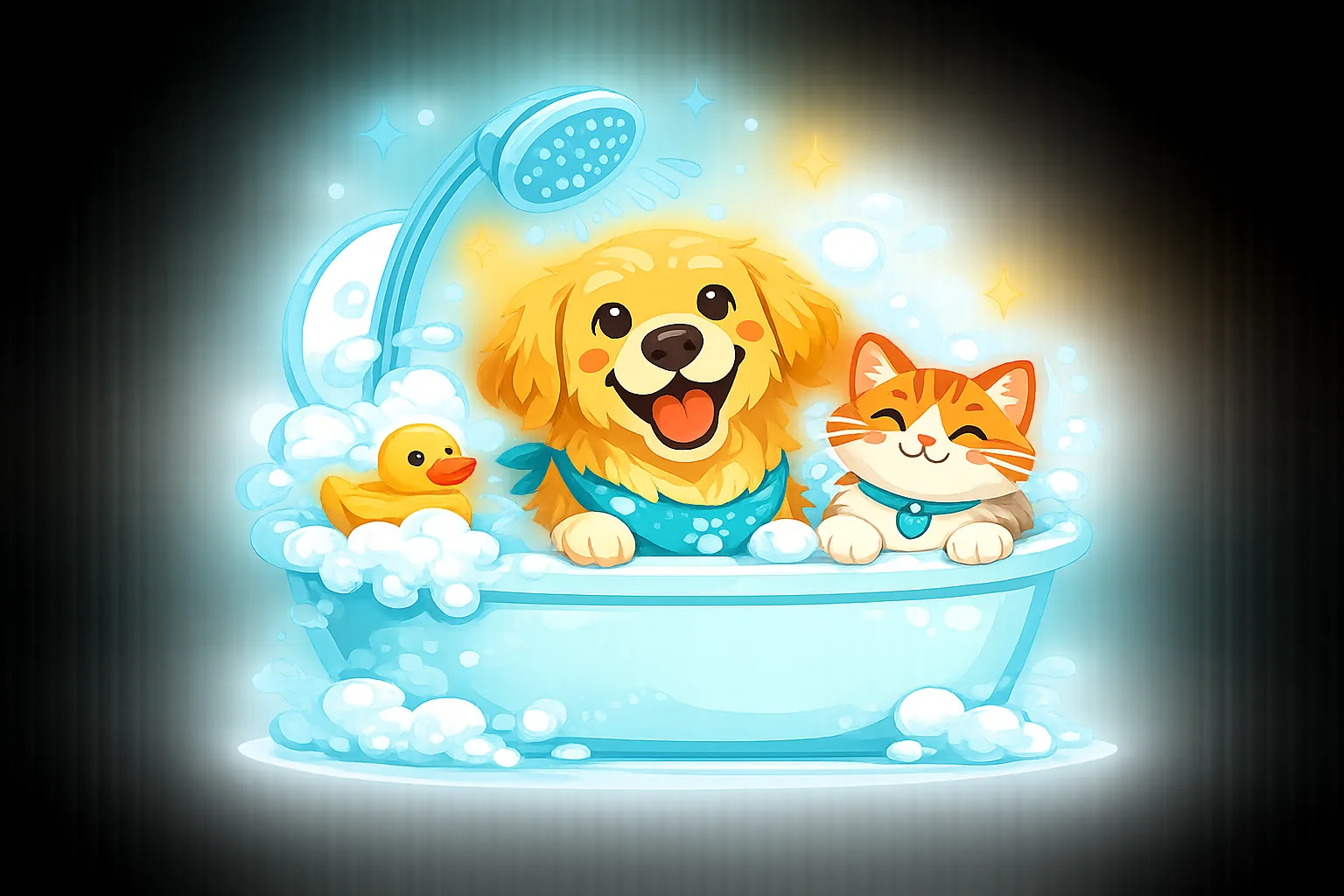 Essential Bath grooming package illustration